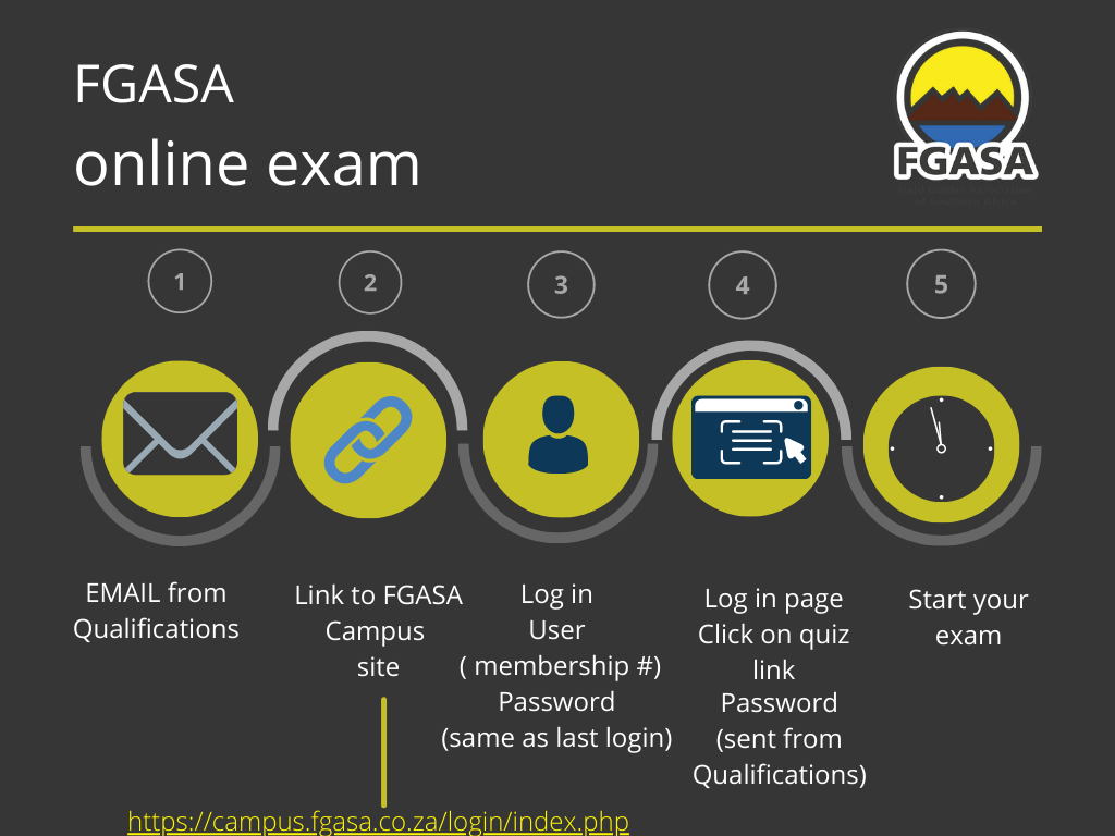 Online exam flow