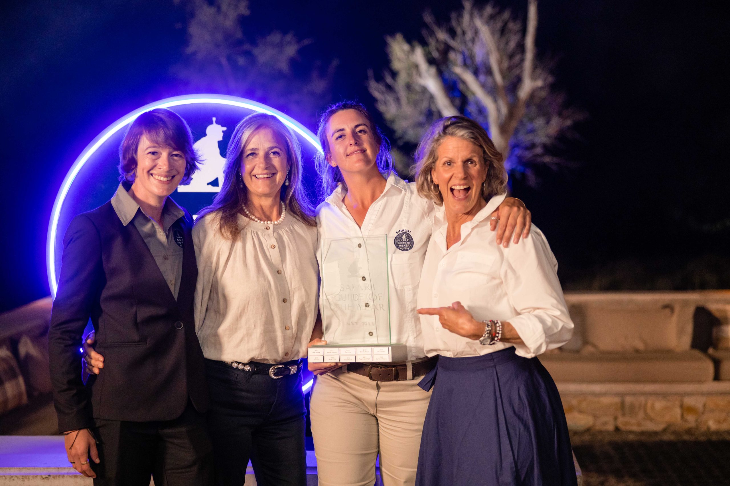 Kimberlee Le Hanie with WISE members Louise Pavid, Michelle du Plessis and organisation founder Jody Cole